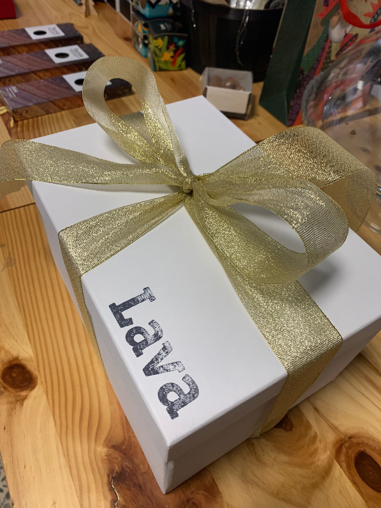 Caja craft para pack regalo - Lava